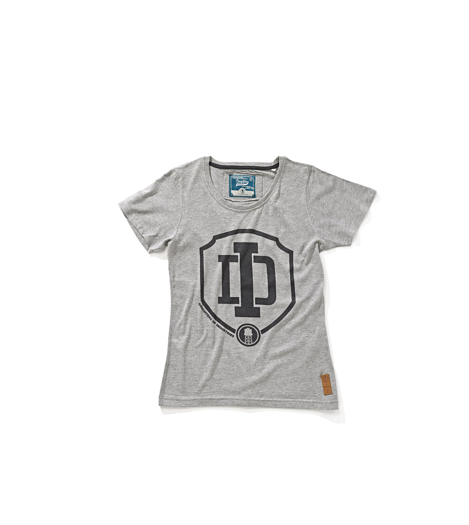 HEATHER GREY LOGO T-SHIRT D.O.I.