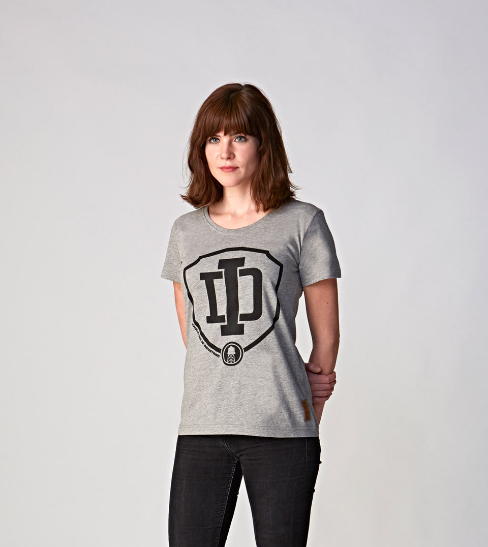 HEATHER GREY LOGO T-SHIRT D.O.I.