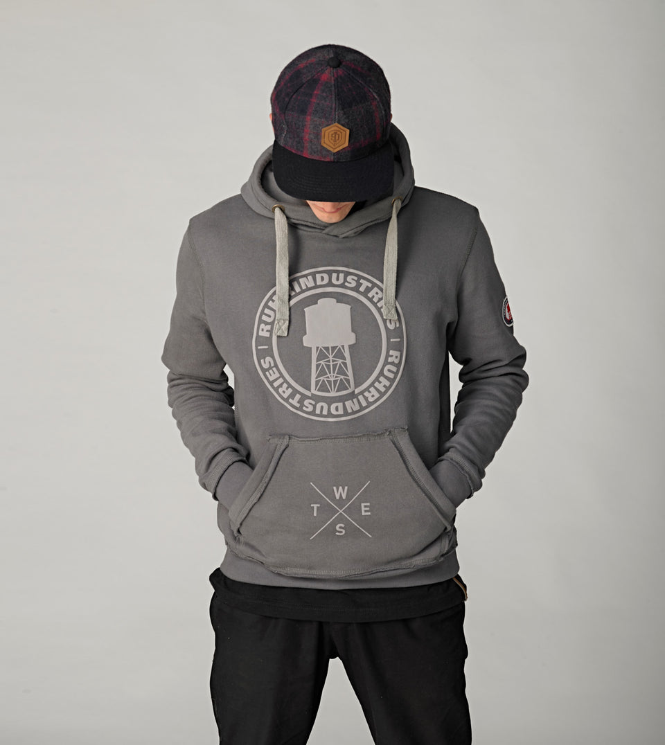 HOODY RNDS GREY LOGO