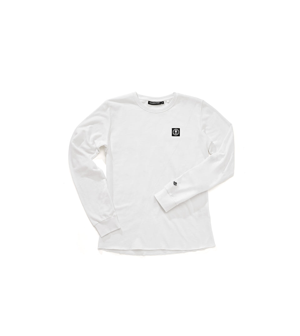 RNDS LONGSLEEVE SWEATER WHITE