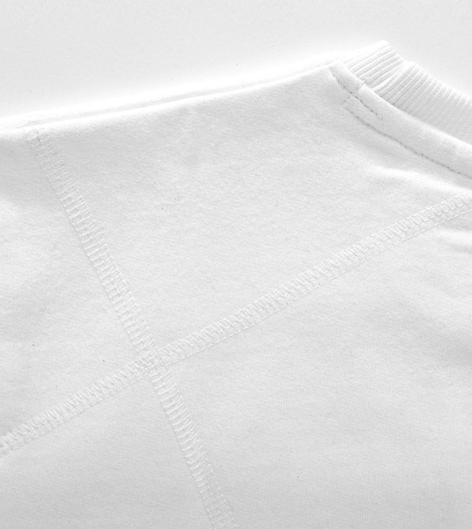 RNDS LONGSLEEVE SWEATER WHITE