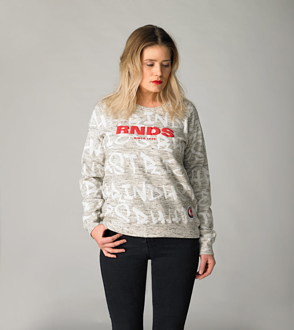 SWEATSHIRT RNDS WOMAN GREY