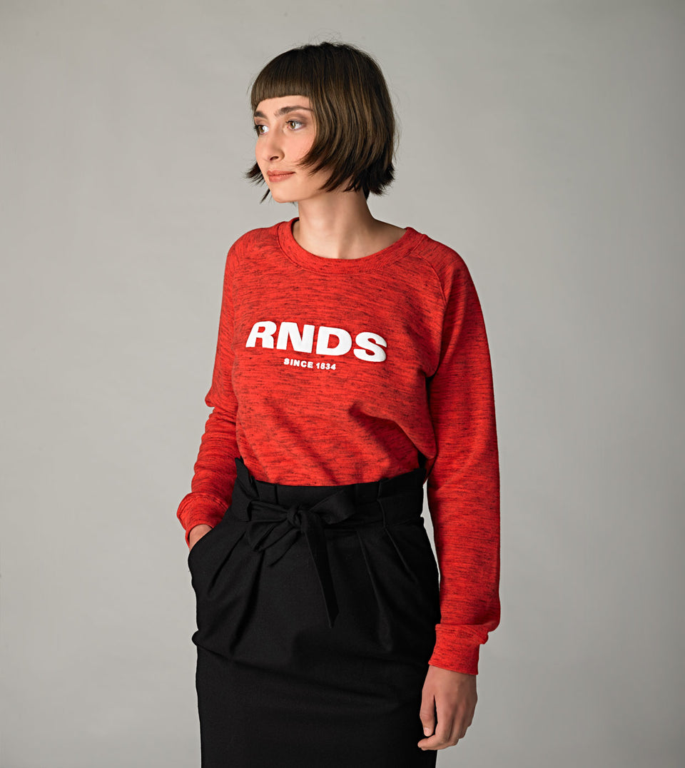 SWEATSHIRT RNDS WOMAN RED