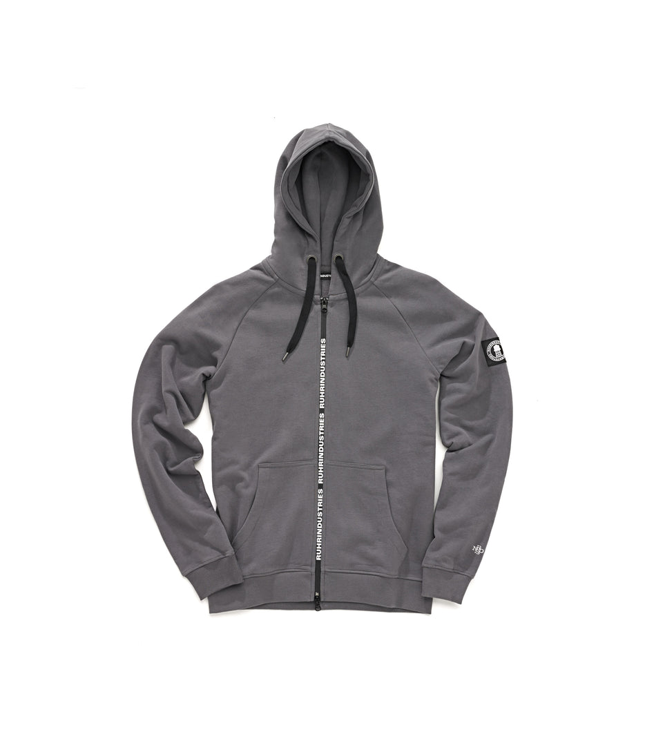 RNDS HOODY ZIPPER GREYMAN TWO