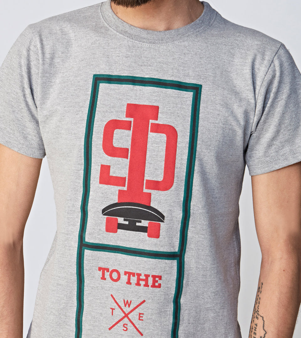 SKATE GREY T-SHIRT S.O.I