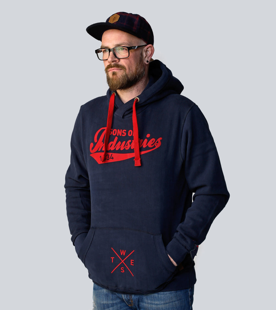 HOODY ATHLETIC S.O.I. BLUEMAN