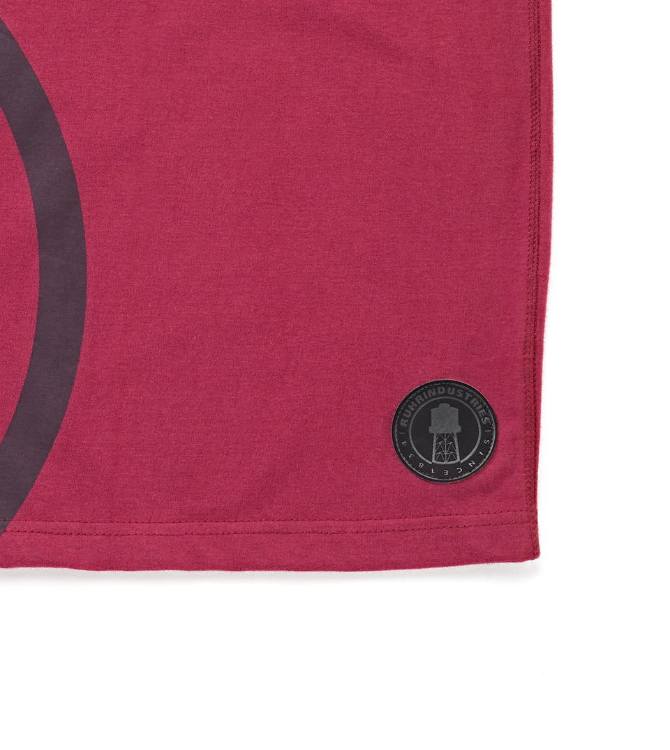 RNDS WATERTANK BURGUNDY T-SHIRT