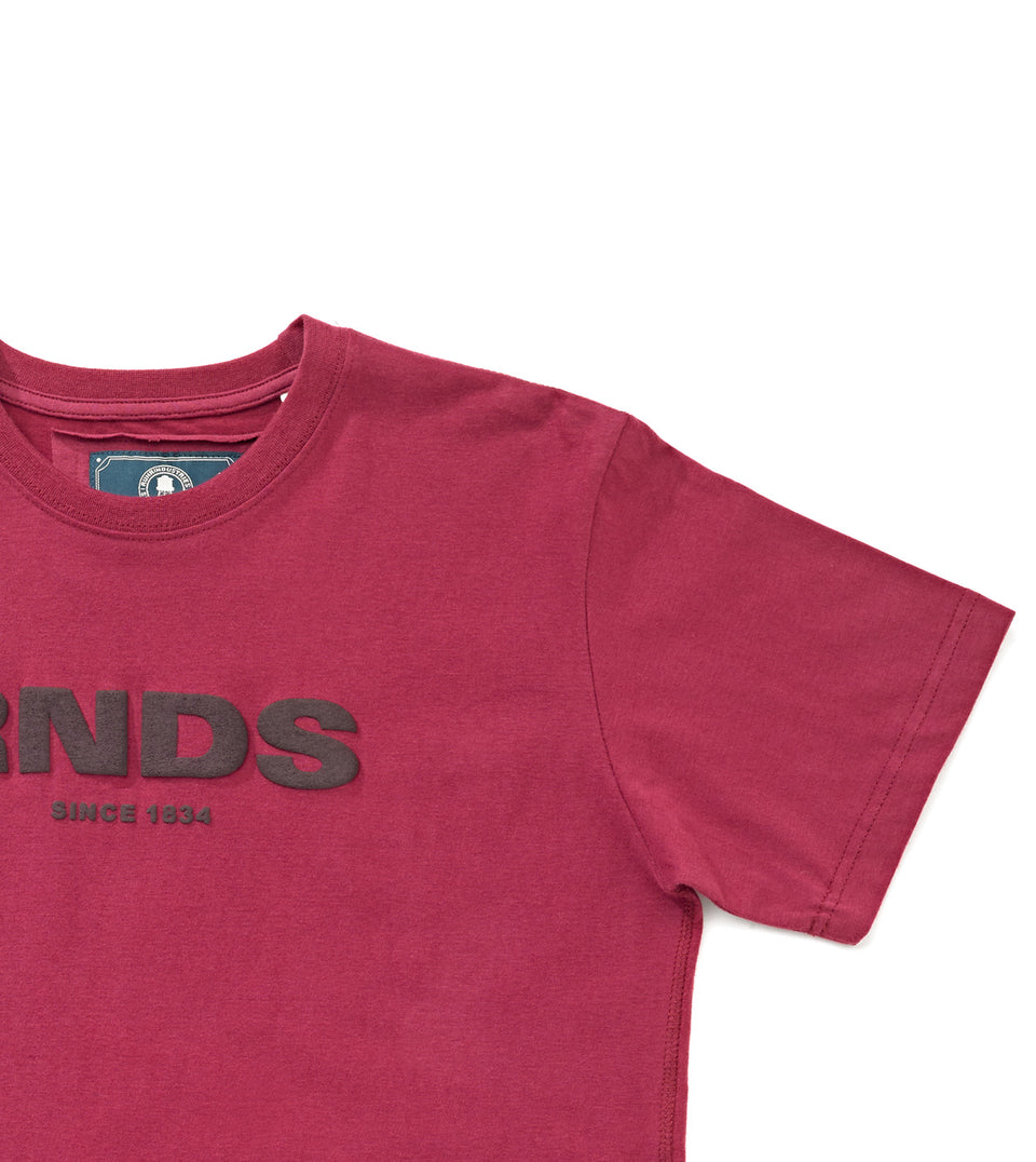 RNDS WATERTANK BURGUNDY T-SHIRT