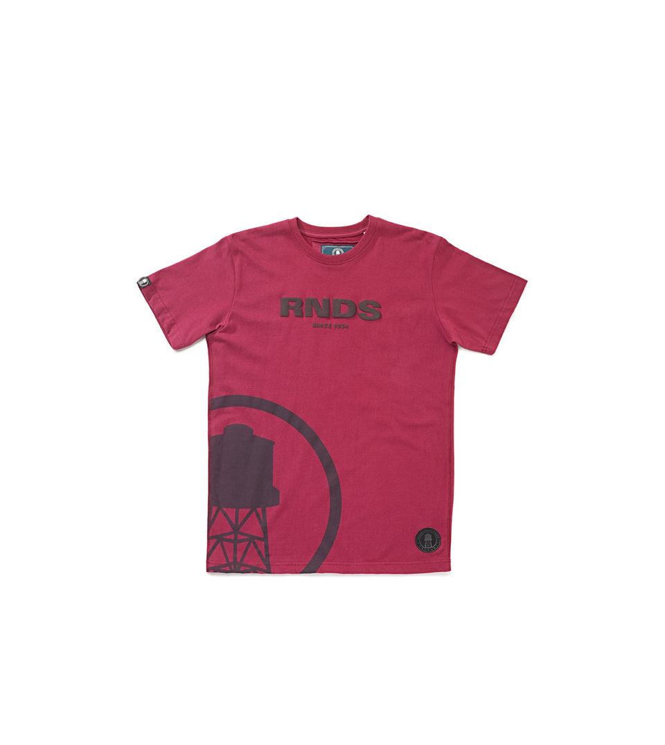 RNDS WATERTANK BURGUNDY T-SHIRT