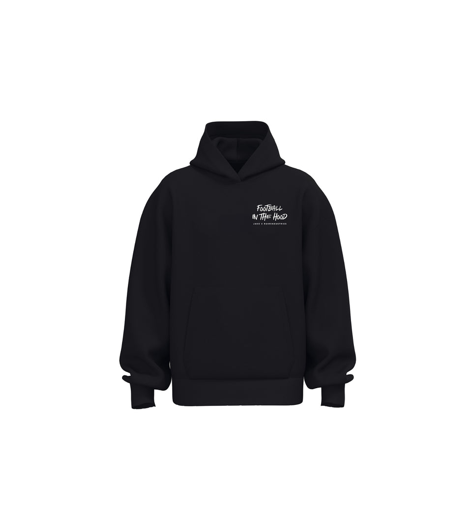 Ruhrindustries x Jako Hoodie - Football in the Hood - Black