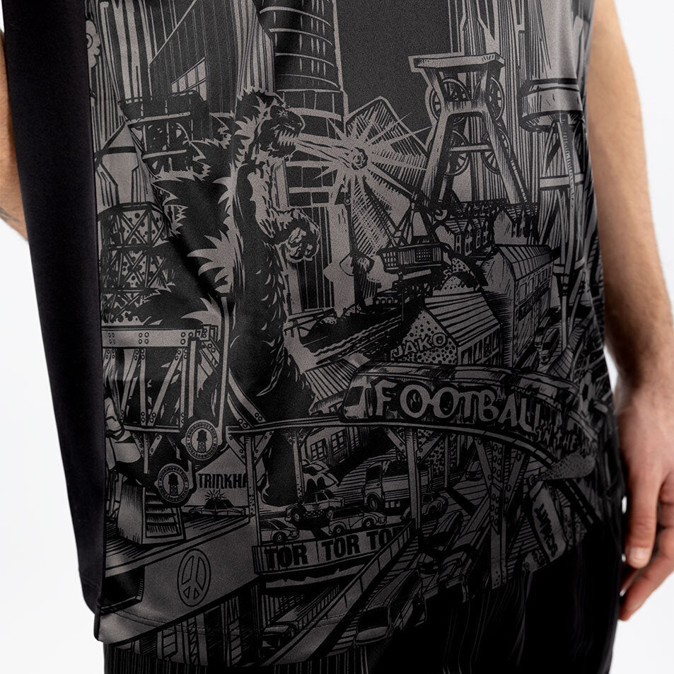 Ruhrindustries x Jako Trikot - Football in the Hood - Black Edition