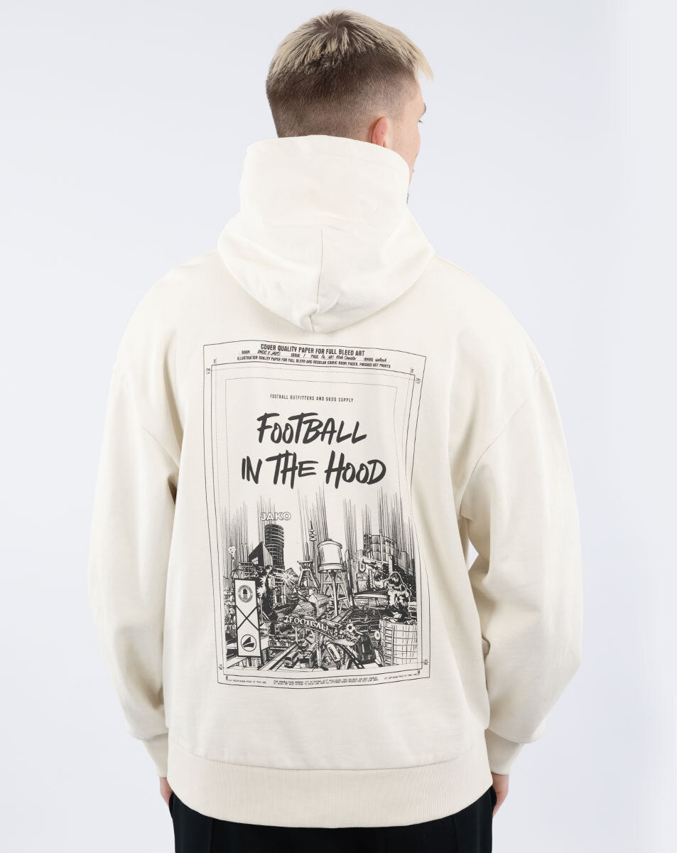 Ruhrindustries x Jako Hoodie - Football in the Hood - Off White