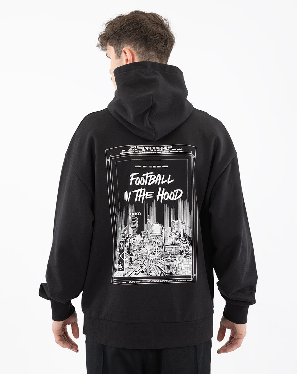 Ruhrindustries x Jako Hoodie - Football in the Hood - Black